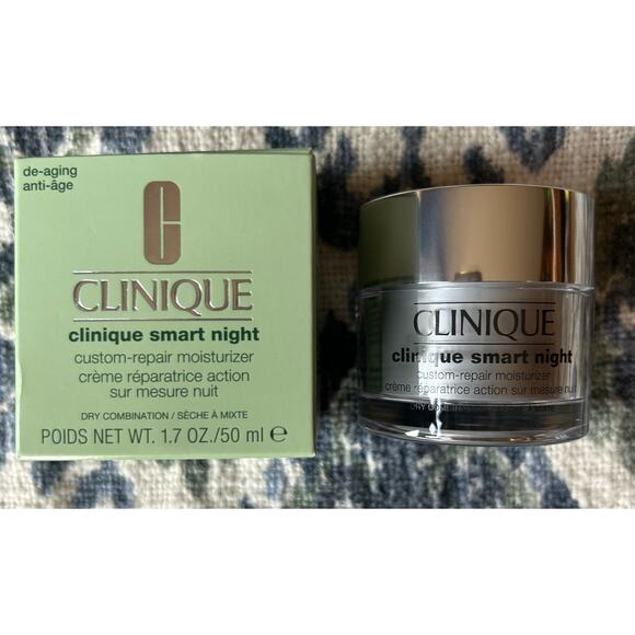 Clinique Smart Night Cream Repair Anti Aging Moisturizer Cream - Picture 1 of 6